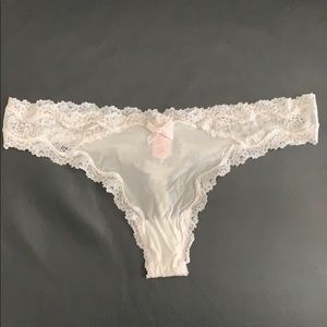 Never Worn - Victoria Secret White Tong